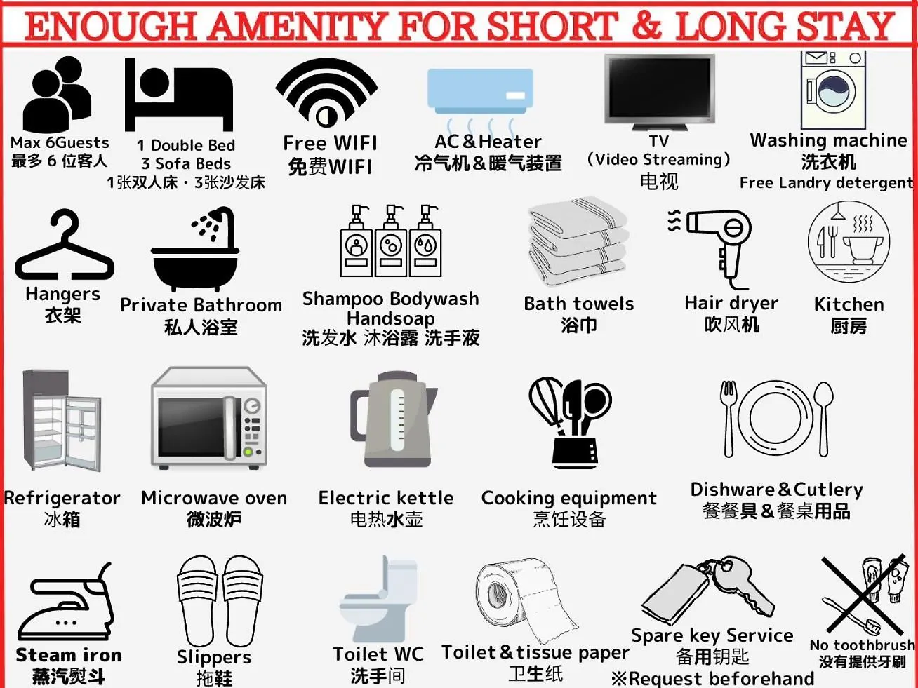 Appartement New-Open Best Shinjuku Modern Full-Furnished Family Size Apartment5 Only 2Min To Shinjuku By Train Tōkyō